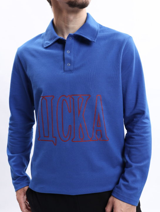 Поло ДНК ЦСКА синее