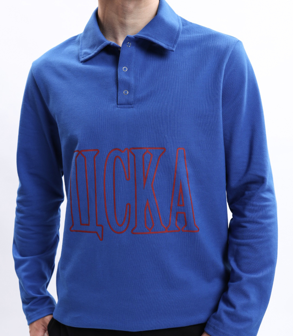 Поло ДНК ЦСКА синее